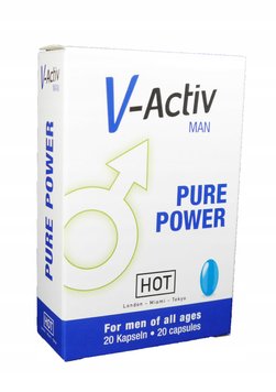 Мужские таблетки для продления эрекции V-Activ For Men, 20 шт 3769 фото