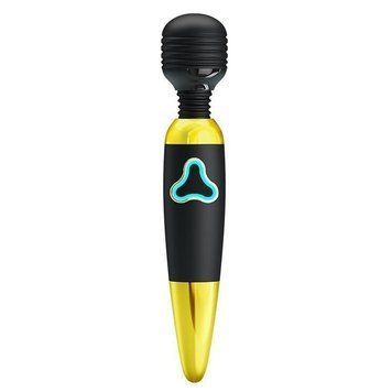 Вибромасажер Pretty Love Body Wand, 25 см (черный/золотой) 18100 фото