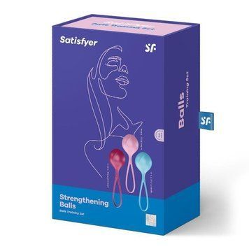 Вагінальні кульки Satisfyer Strengthening Balls, 3 шт (мульти) 17544 фото