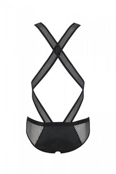 Сексуальний боді на бретельках Passion 045 BODY VICTOR, XXL/XXXL (чорний) 32048 фото
