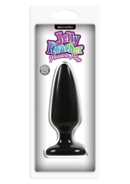 Анальна пробка Pleasure Plug Medium, 12,7 см (чорний) 8938 фото