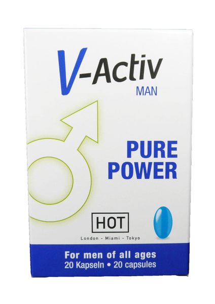 Мужские таблетки для продления эрекции V-Activ For Men, 20 шт 3769 фото