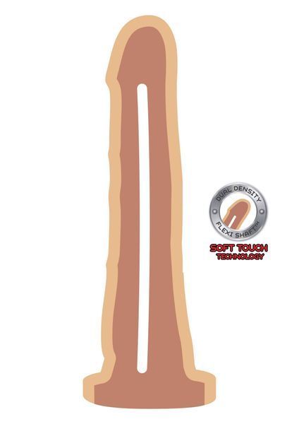 Фаллоимитатор ToyJoy Dual Density Dong 7.5 inch, 19 см (телесный) 38148 фото