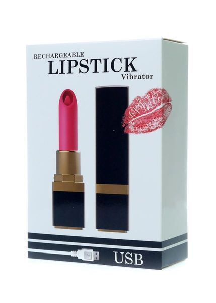Вибратор для клитора Boss Series Rechargeable Lipstick, 9,2 см (розовый) 27306 фото