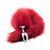 Анальная пробка с хвостом Toyz4lovers Long Fox Tail, 40 см (красный) 74456 фото