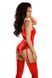 Боди Glossy Wetlook Doja, S (красный) 113870 фото 4