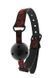 Кляп Blaze Deluxe Breathable Ball Gag, 4.7 см (черный с красным) 78608 фото 1