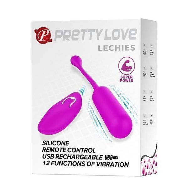 Виброяйцо Pretty Love Lechies Wireless Egg, 18,6 см (фиолетовый) 23266 фото