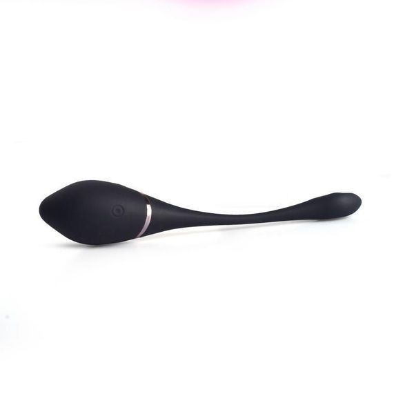 Віброяйце Toyz4lovers Ovulo Vivie, 17 см (чорний) 60668 фото