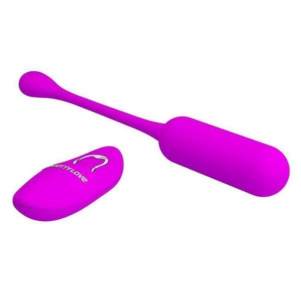 Виброяйцо Pretty Love Lechies Wireless Egg, 18,6 см (фиолетовый) 23266 фото