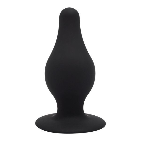 Анальна пробка SilexD Model 2 size L, 10.2 см (чорний) 22868 фото