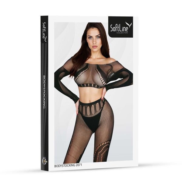 Бодистокинг SoftLine 2071, One Size (черный) 99596 фото