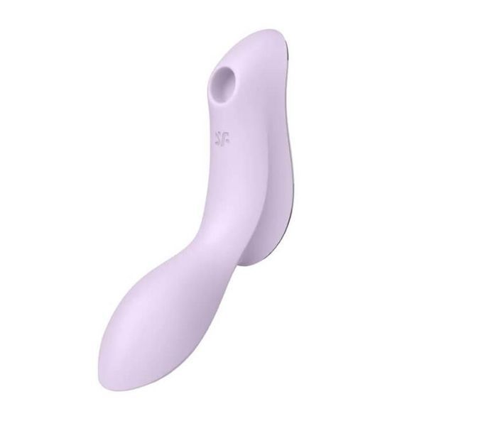 Вакуумный стимулятор клитора с вибрацией Satisfyer Curvy Trinity 2 (сиреневый) 60548 фото