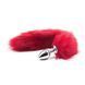 Анальная пробка с хвостом Toyz4lovers Long Fox Tail, 40 см (красный) 74456 фото 3