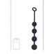 Анальний ланцюжок Levelz Round Silicone Anal Balls, 40.5 см (чорний) 217988 фото 5