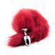Анальная пробка с хвостом Toyz4lovers Long Fox Tail, 40 см (красный) 74456 фото 1