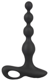 Анальные бусы с вибрацие, Black Velvets, 20 см (черный) 21804 фото