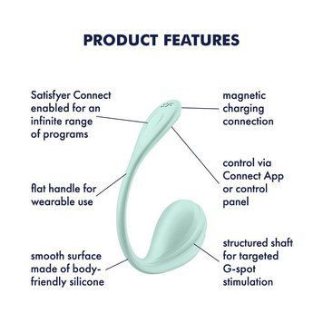 Віброяйце Satisfyer Smooth Petal (м'ятний) 30746_EU фото