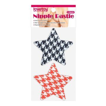 Наклейки на соски Lovetoy Stars Nipple Pasties (2 пары) 74790 фото