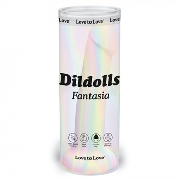 Неоновий фалоімітатор Love To Love Dildolls Fantasia, 14,8 см (райдужний) 13764 фото