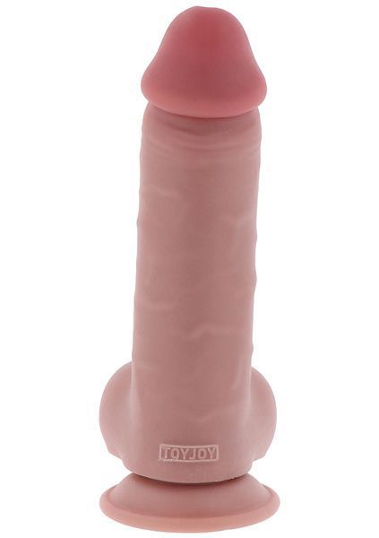 Фалоімітатор Deluxe Dual Density Thick, 28 см (тілесний) 133884 фото