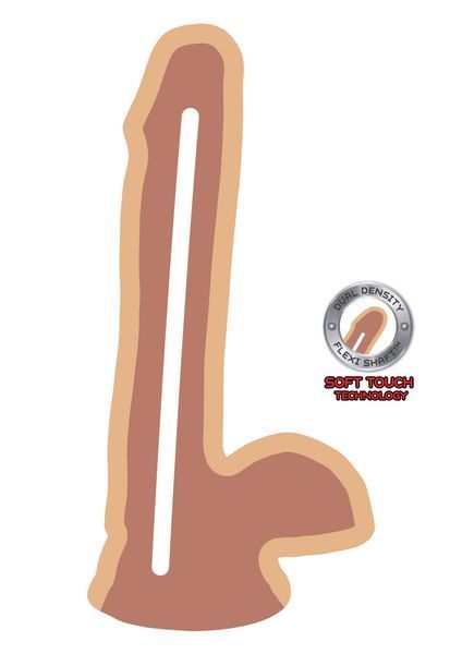 Реалистичный фаллоимитатор ToyJoy Get Real Dual Density, 17 см (телесный) 7901_EU фото