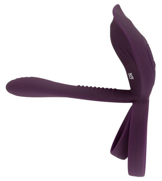 Эрекционное кольцо Couples Choice Couple's Vibrator 2, 11.2 см (фиолетовый) 44708 фото