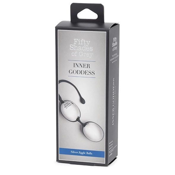 Вагинальные шарики Fifty Shades of Grey Inner Goddess Jiggle, 20,3 см (серебристый) 38384 фото