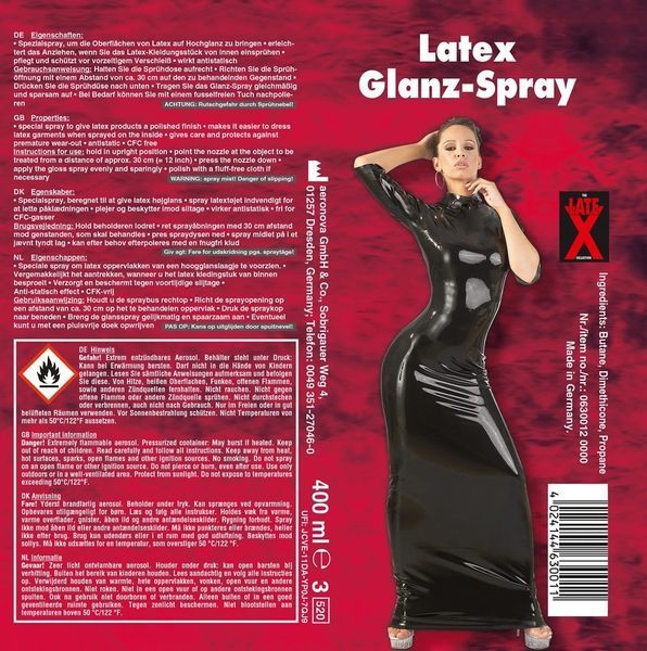Спрей для ухода за латексом Latex Glanz-Spray, 400 мл 82218 фото
