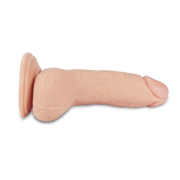Реалистичный вибратор LoveToy Real Extreme, 17,7 см (телесный) 44264 фото