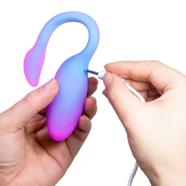Віброяйце Magic Motion Magic Flamingo Max, 11 см (блакитний) 229190 фото
