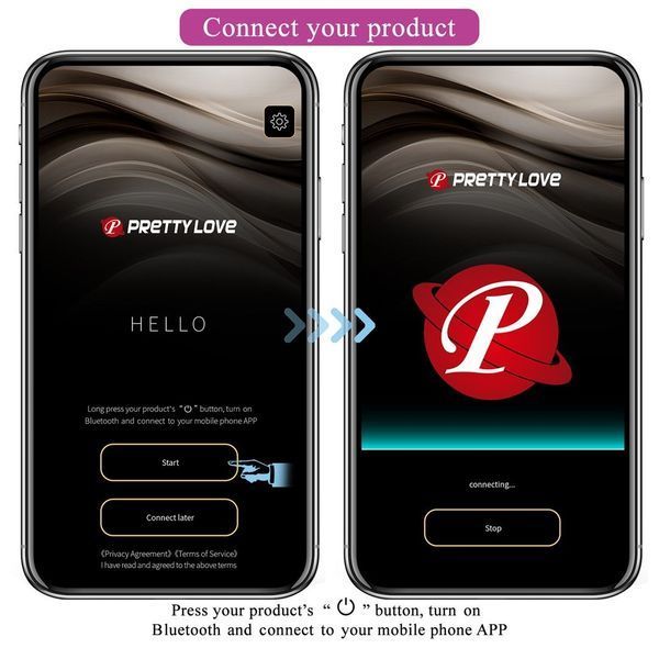 Віброяйце Pretty Love Casper, 19,7 см (фіолетовий) 47122 фото