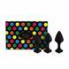 Набір анальних пробок FeelzToys Bibi, 3 шт (чорний) 37451_EU фото 1