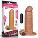 Насадка на пенис Lovetoy Pleasure X-Tender Add 2", 16.5 см (коричневый) 129056 фото 1