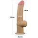 Фалоімітатор Lovetoy Handle Cock 12'', 30 см (тілесний) 212314 фото 2