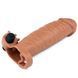 Насадка на пенис Lovetoy Pleasure X-Tender Add 2", 16.5 см (коричневый) 129056 фото 5