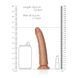 Фалоімітатор RealRock Slim Realistic 7", 18 см (тілесний) 54920 фото 3