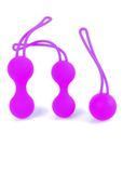 Набор вагинальных шариков Boss Series Silicone Kegal Balls, 3 шт (фиолетовый) 10031_EU фото