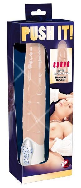 Реалістичний вібратор You2Toys Push It!, 27,5 см (тілесний) 10224 фото