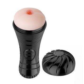 Мастурбатор с вибрацией Baile Pink Butt Vibrating Masturbator Cup (телесный) 90584 фото