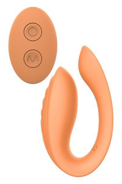 Вибратор Glam Couples Vibrator, 8.5 см (оранжевый) 111452 фото