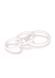 Набор эрекционных колец Calexotics Rubber Ring Set, 3 шт (белый) 223016 фото 3