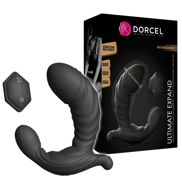 Вибратор Dorcel Ultimate Expand, 12 см (черный) 18156 фото