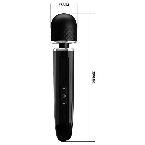 Вібромасажер Pretty Love Charming Massager, 29 см (чорний) 45216_EU фото