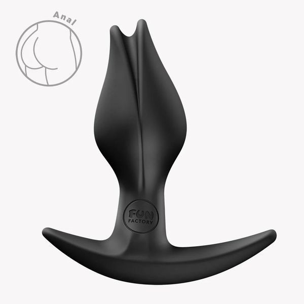 Анальная пробка Fun Factory Bootie Fem, 8.5 см (черный) 112355 фото