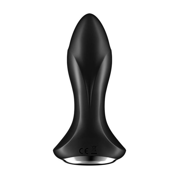 Анальна пробка Satisfyer Rotator Plug 1+, 12.8 см (чорний) 13578 фото