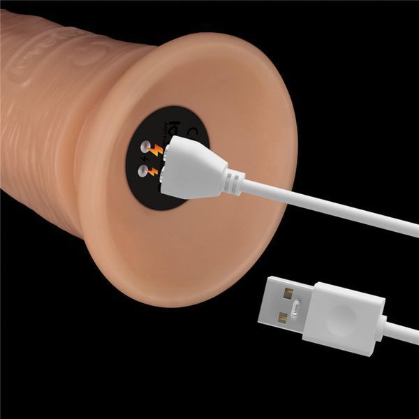 Вибратор Lovetoy Power Basic 7'', 17.8 см (телесный) 212268 фото