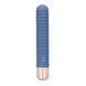 Вібратор Loveline Ribbed Mini, 14.1 см (синій) 61318 фото 2