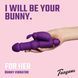 Вібратор-кролик Teazers Silicone Rabbit, 19 см (фіолетовий) 99300 фото 9