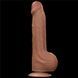 Фалоімітатор LoveToy Sliding-Skin Dual Layer Dong, 29 см (коричневий) 22250 фото 2